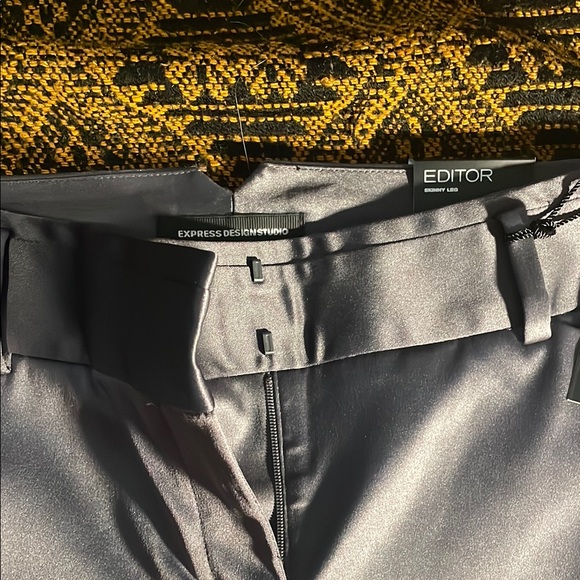 Express Pants - Satin Gray Dress Pants NWT